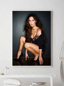 1 pieza Impresión de arte corporal femenino sin marco, figura femenina abstracta, decoración de pared de lienzo moderno, póster de galería para sala de estar, dormitorio, bar, restaurante, alternativa de adhesivo de pared - Multicolor - Ver 11