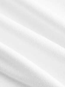 SHEIN EZwear 女士休闲吊带背心三件套，刺绣图案，黑色、白色、粉色，夏季百搭紧身款上衣 - 彩色 - 查看 3