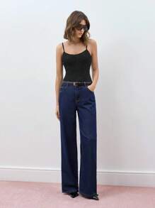 Maija Women Jacquard Knit Slim Fit Camisole Bodysuit,Festival