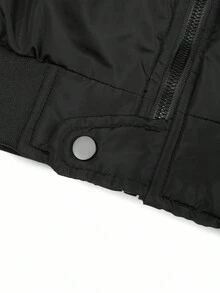 Manfinity Homme Herren Outdoor Warme Reißverschluss Langarm Lässig Gefütterte Jacke, Windjacke/Outdoor Windjacke, Parka, Baggy, Winterjacke, Daunenjacke Herbst/Winter Herren Schwarze Jacke Bomberjacke Thermisch gefütterte Bomberjacke Herren Winterjacke Herren Gesteppte Bomberjacke Thermisch gefütterte Jacke Herren Gesteppte Jacke Herren Schwarze Jacke Herren Winterjacke Herren Gesteppte Bomberjacke Herren Gesteppte Jacke Gesteppte Fütterung Jacke Herren Jacken - Schwarz - Übersicht 5