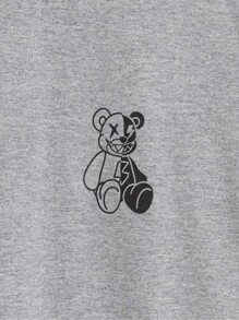 EURMUSE 男士格紋口袋T恤，短褲和長褲3入組家居睡衣套裝