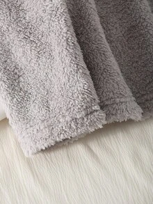 Genkimix Kids Oversized Boys' Sleepwear Set, Comfortable Loose Fit With Plush Fabric, Round Neck Shirt With Large Soccer Embroidery, Plush Pants With All-Over Soccer Pattern, Casual Homewear Pajama Set Boys Football Pajamas Boys Soccer Lounge Set Boys 2 Piece Pajama Set Boys Fleece Pajamas Boys Sleepwear Set 8Y-12Y Fall Winter - Grey - View 4