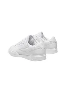 FILA Classic Comfortable Casual Fashionable Solid Color Lace-Up Sneakers - White - View 3