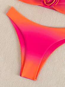 Swim Mod Bộ bikini bandeau ombre đi biển mùa hè, đồ bơi nâng ngực cho nữ, bộ bikini cho nữ - Nhiều màu - Xem 5