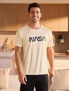 男士休闲基本款英式家居服套装 - 彩色 - 查看 5