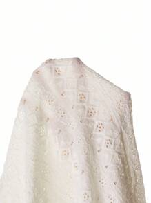 Manfinity CasualCool 男士针织纹理图案白色T恤套装 - 白色 - 查看 8