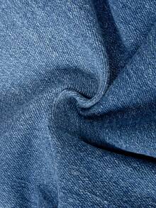 SHEIN 3pcs/Set Young Boy Fall/Winter Vintage Distressed Casual Soft Basic Simple Style Navy, Light Blue, Gray Denim High Elastic Skinny Ripped Jeans Set,For Boys Costume Dailywear Fall/Winter Clothes,Boys Streetwear,Toddler Boys Christmas,Boys Back-To-School Clothes And Night Out, Ripped Jeans - Multicolor - View 5