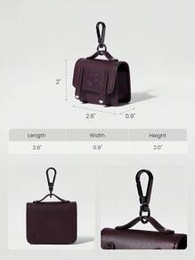 GLOWMODE X 哈利波特霍格沃茨学院仿皮挂钩插头开口标志耳机收纳袋健身旅行日常休闲