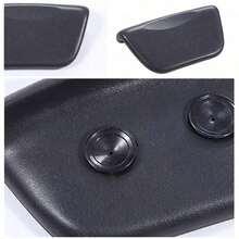 SHEIN 热水浴缸枕头 PU 浴垫，带防滑吸盘，符合人体工程学的家用水疗头枕，用于放松头部颈部，家用水疗浴缸浴室装饰秋季装饰浴室配件，返校季 - 黑色 - 查看 8