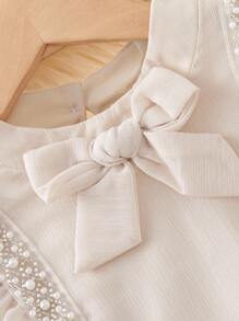 SHEIN 2 件套青少年女孩休闲时尚风格服装