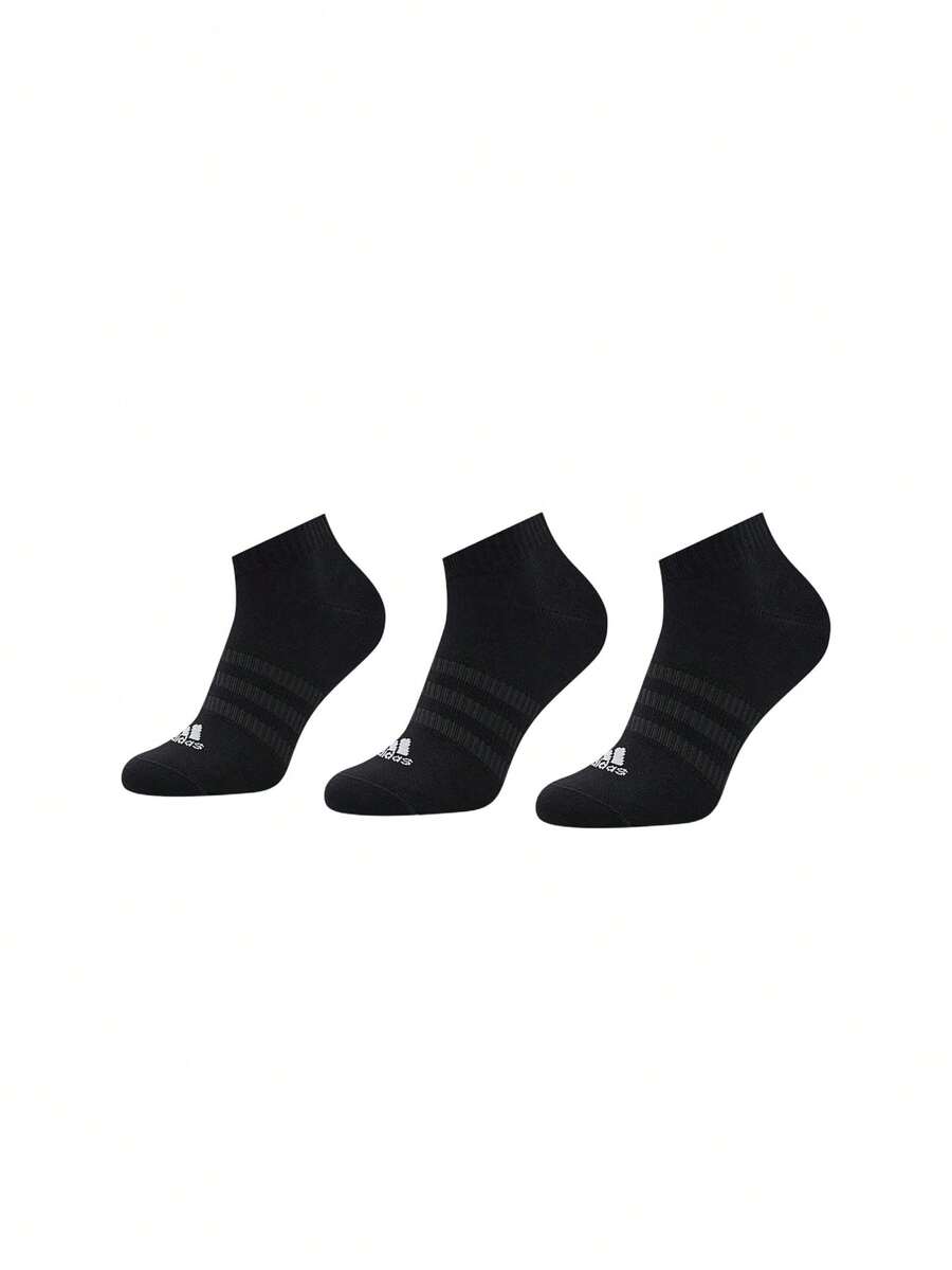Adidas Unisex SOCKS 3 PACK - Black and White - View 1