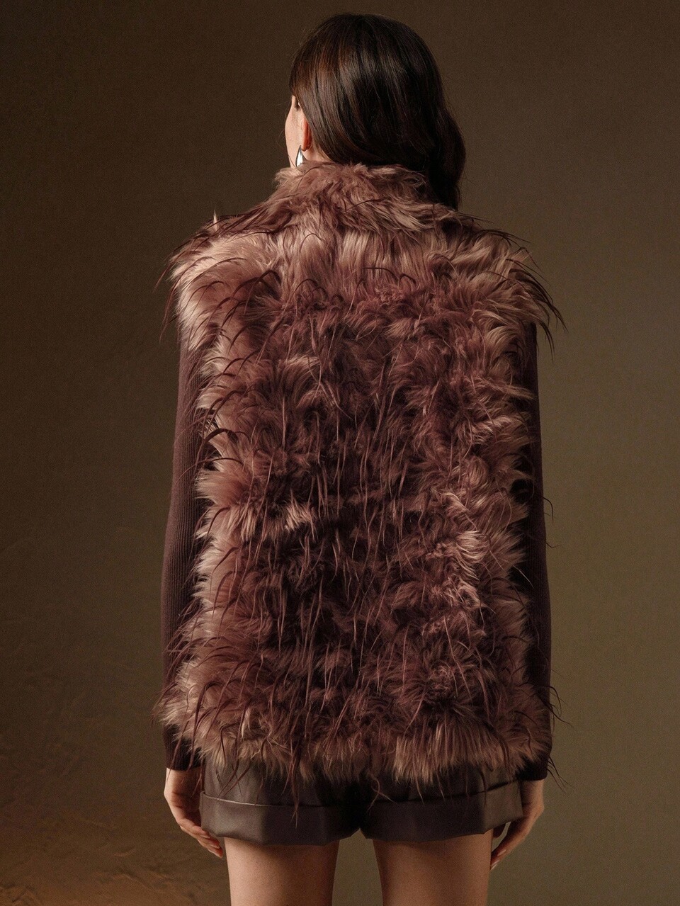 Women's Faux Fur Vest Jacket, Suitable For Christmas, New Year, Party, Elegant, Luxury, Formal, Chic, Business, Graduation, Autumn/Winter