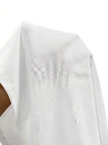 SHEIN Allurite 女士露背金属扣吊带背心 - 白色 - 查看 8