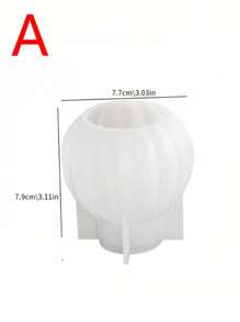 Stampo in silicone per vasi in cemento, fai da te, artigianato, bottiglia di profumo, decorazioni, stampo per gesso, resina, vasi di fiori in cemento, accessori - Bianco - Visualizzare 12