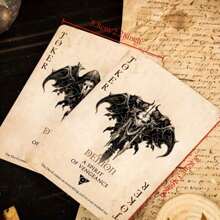 SHEIN 1pc-54 Đồ họa độ nét cao của bộ bài Devil's Eye, Trò chơi luyện tập ma thuật bài thú vị, Bộ bài cứng giải đố, Bền (Nếu quá nhỏ, vui lòng kiểm tra kích thước trước khi đặt A.Txt) - Nhiều màu - Xem 6