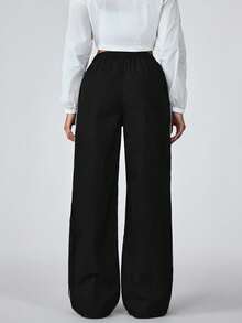 Flexra Women's Casual Versatile Straight Leg Jeans Pants Outdoor Pants For Hiking Sun Protection Lightweight Quick Dry - Black - View 2