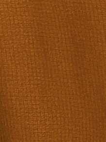 SHEIN CURVE+ 大码女式高腰宽松喇叭腿纯色荷叶边夏季裤，曲线加大，波西米亚度假风 - 棕色 - 查看 7