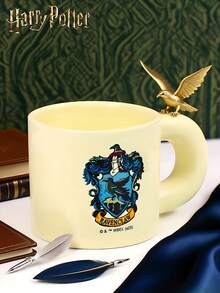 HARRY POTTER X SHEIN 1 Buah Cangkir Keramik Bermotif Logo, Desain Buatan Tangan Berkualitas Tinggi, Cangkir Kopi/Teh Bergaya, Hadiah untuk Teman, Perlengkapan Sekolah, Hadiah Natal, Hadiah Ulang Tahun - MultiWarna - View 3