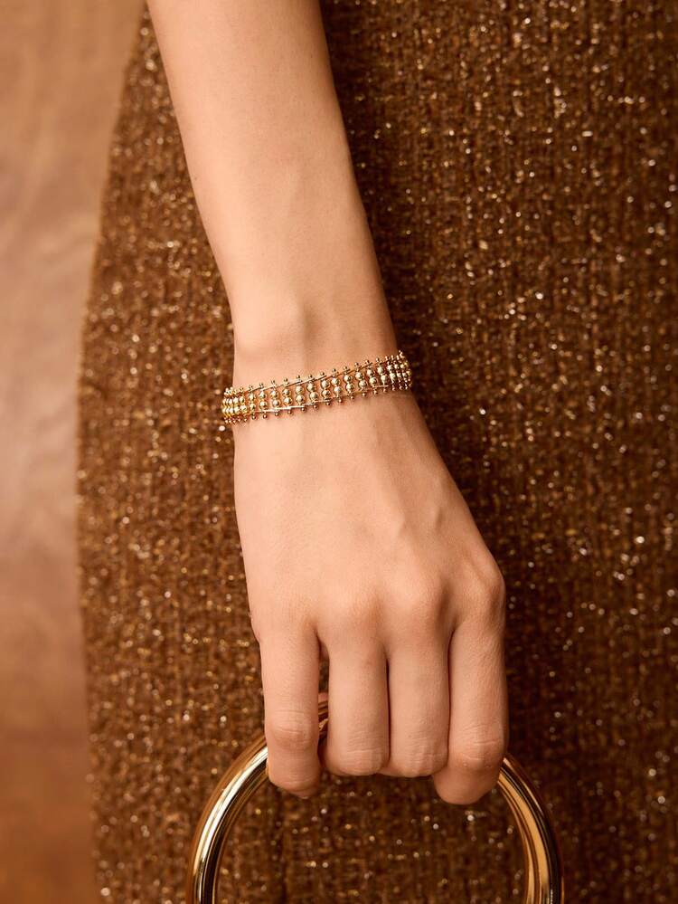 18K GOLD PLATED CASUAL STYLE BRACELET FOR WOMEN