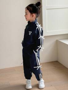 DAZY 2pcs/Set Young Girl Casual Clothes For Fall,Back To School Clothes - Blue - View 7