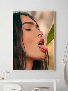 1 pieza Impresión de arte corporal femenino sin marco, figura femenina abstracta, decoración de pared de lienzo moderno, póster de galería para sala de estar, dormitorio, bar, restaurante, alternativa de adhesivo de pared - Multicolor - Ver 32