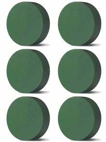 1/3/6 件多种尺寸花卉泡沫块、新鲜和人造花泡沫砖、绿色干湿花泡沫植物泡沫，适用于新鲜和人造花布置 DIY 工艺、婚礼装饰、园艺项目、桌面中心装饰。 - 綠色 - 查看 15