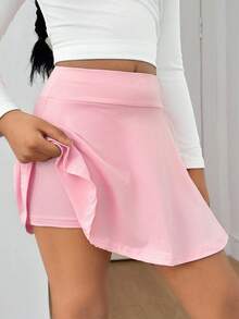 Girls' Casual Versatile Sports & Ballet Dance Leggings Skirt Fall Winter