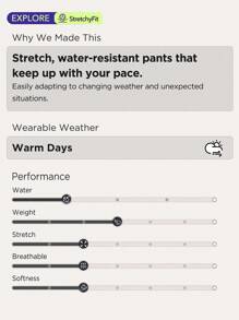 OutZeal 女士户外黑色裤子，适合露营、徒步旅行，防水弹力修身喇叭裤腿，带口袋 - 黑色 - 查看 6