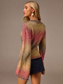 Avantive Sweaters For Women Knit Tops Pullover For Women Fall Clothes For Women Halloween Christmas Women's Winter Sweater Winter Clothes Chic TopBack To School Y2k Women's Pullover Office Outfits For Women Western Wear For Women Festival Outfits For Women Bohemian Going Out Top Fall Clothes For Women Ombre Sweater Women Knitwear,