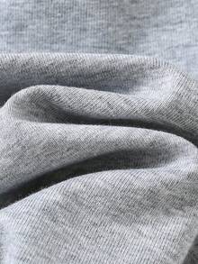 Young Boy Cartoon Pattern Knit Soft Crew Neck Long Sleeve Top And Elastic Waist Long Pants 2 Pieces Snug Fit Pajama Set Fall Winter - Multicolor - View 7