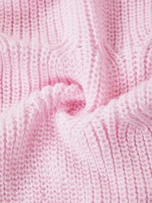 Ellevyn Women's Elegant Pink Long Sleeve 3D Bow Knit Sweater, Suitable For Dates, Vacations, Outings And Multiple Occasions In Autumn/Winterwedding Guest Dress Women