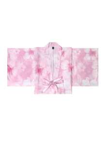 Irokai 优雅复古花卉印花日式浴衣 - 粉色 - 查看 3