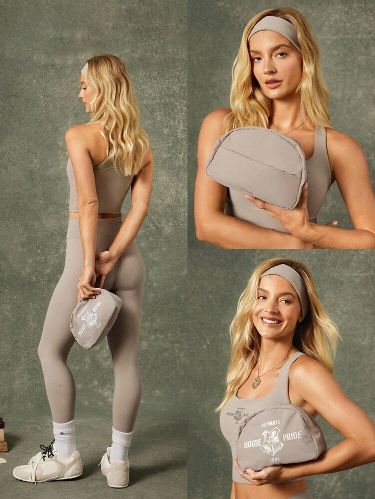 X Harry Potter 2L Compagnon de voyage Tous les petits éléments essentiels Poche zippée hydrofuge Logo Poche double Organisateur de voyage Pochette de voyage Quotidien décontracté