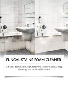 1 PC/120 ML Stain Removal Foam Cleaner Multi-Purpose Household Cleaning Moldy Wall Tile Cleaner Quickly Dissolves Stubborn Stains, Making Cleaning Easy The Foam Covers All Areas, Ensuring That Every Corner Can Be Cleaned In Place