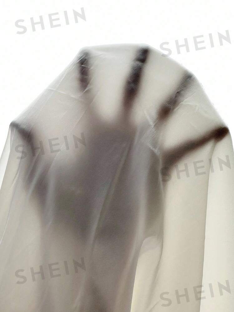 SHEIN x PRISCILA & JIMENA LINEN SINGLE BREASTED WAISTCOAT