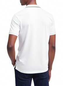 Calvin Klein STRETCH PIQUE MULTI - White - View 2