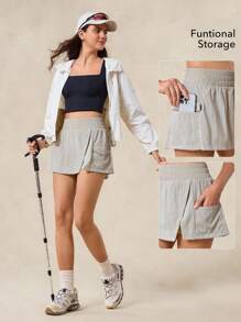 OutZeal Women Water-Resistant Lightweight Built-In Shorts Outdoor Shorts Hiking Camping