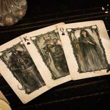 SHEIN 1pc-54 Đồ họa độ nét cao của bộ bài Devil's Eye, Trò chơi luyện tập ma thuật bài thú vị, Bộ bài cứng giải đố, Bền (Nếu quá nhỏ, vui lòng kiểm tra kích thước trước khi đặt A.Txt) - Nhiều màu - Xem 4