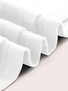 Comfortcana Bộ 2 áo thun ngắn tay cổ tròn hở lưng màu xanh dương và trắng trơn, thích hợp cho mùa xuân và mùa hè. - Nhiều màu - Xem 6