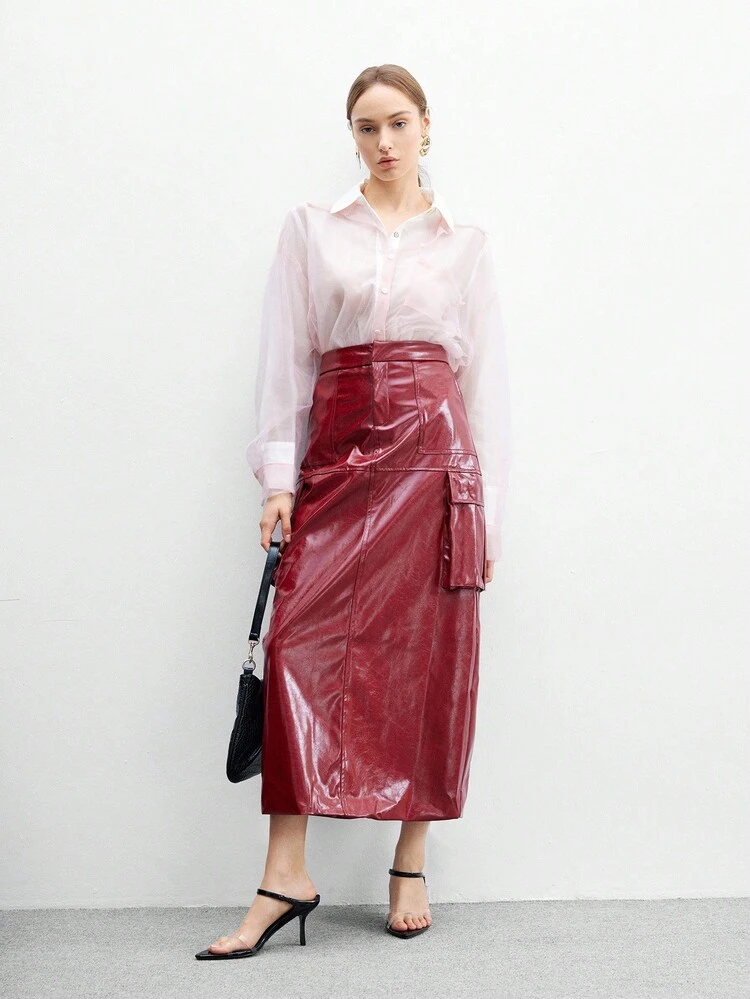 CUCCOO BIZCHIC Women's Black PU Criss-Cross Pointed Toe Elegant High Heel Sandals, Suitable For Daily Commute