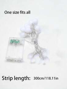 1 件球形装饰 LED 灯串，简约塑料装饰 LED 灯串，适合室内和室外母亲节毕业典礼