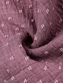 Ellevyn 女士优雅新款时尚法式无袖背心，配有大号金属纽扣，适合通勤、休闲穿着和各种场合 - 紫色 - 查看 5