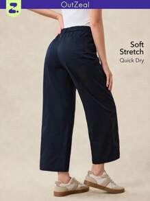 OutZeal Women Soft Stretch Multi Pocket Outdoor Pants Daily Casual - Royal Blue - View 1