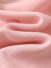 Cozy Pixies 2pcs Baby Girl Bow Knit Soft Round Neck Long Sleeve Pullover Sweatshirt And Elastic Waist Leggings Set Fall Winter