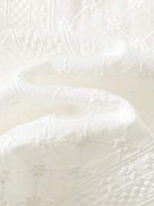 Cozy Pixies Cardigan con colletto a volant di colore unito per bambina