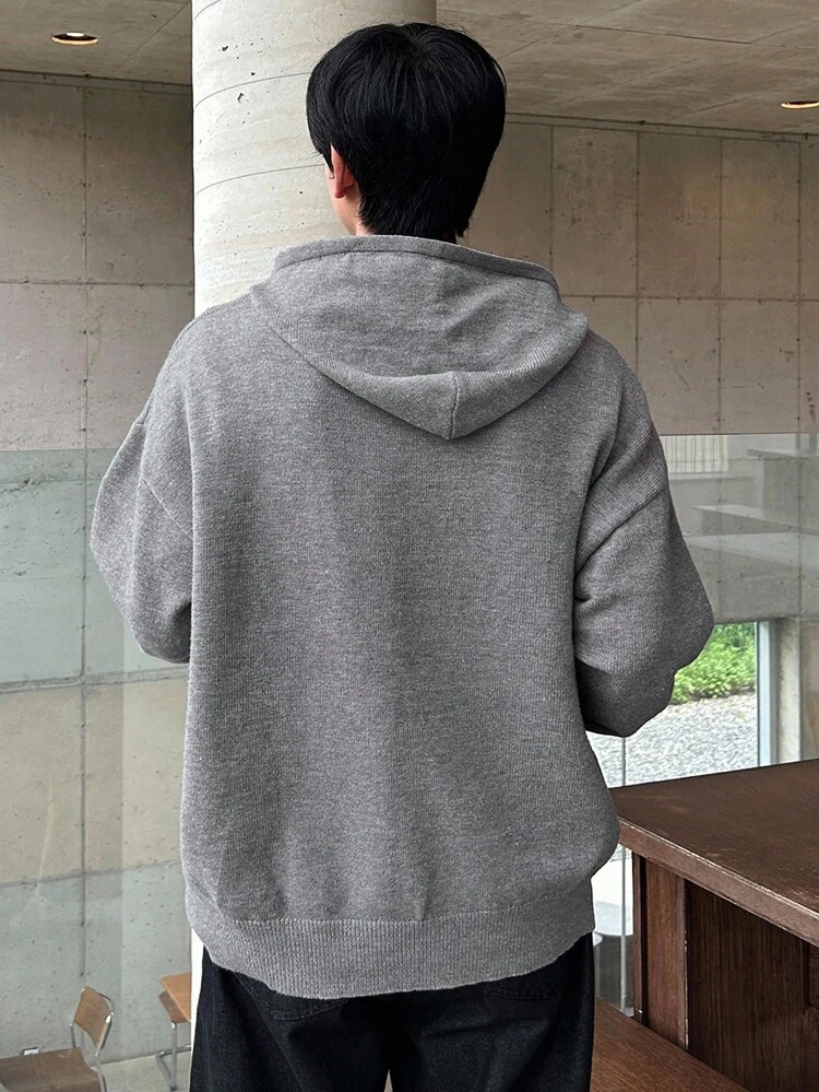 Men's Letter Print Hoodie Sweater, Autumn