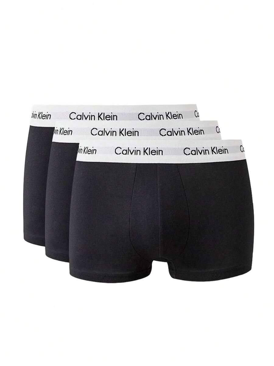 Calvin Klein 3 طقم سراويل داخلية - أبيض وأسود - مشاهدة 1
