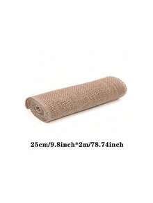 Dây thừng đay 2m/cuộn, ruy băng vải lanh, quà tặng thủ công, đóng gói ren, trang trí tiệc cưới, đồ thủ công tự làm, phụ kiện trang phục - Màu Khaki - Xem 15