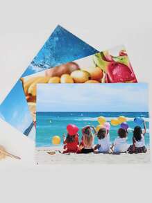 SHEIN Papel fotográfico brillante de alta calidad A4/12,7 cm/15,24 cm, papel fotográfico para impresión de inyección de tinta, papel fotográfico de inyección de tinta A4, papel fotográfico para impresora, papel fotográfico brillante de 12,7 cm de alto, papel fotográfico RC de 15,24 cm 180g 20/100 hojas Vuelta al colegio