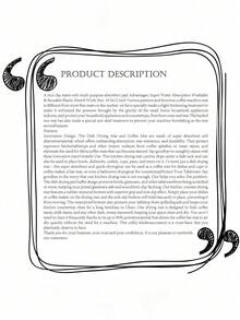 SHEIN 1/2 tấm thảm cà phê - Tấm lót cao su thấm hút vết bẩn nhanh khô cho quầy bếp, phụ kiện quầy pha chế cà phê, tấm lót làm khô bát đĩa cho máy pha cà phê, máy pha cà phê, bình pha cà phê, máy pha cà phê espresso - màu đen - Xem 4